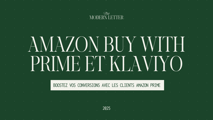 Intégrer Amazon Buy with Prime avec Klaviyo