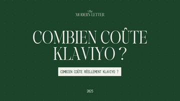 Combien coûte Klaviyo ?