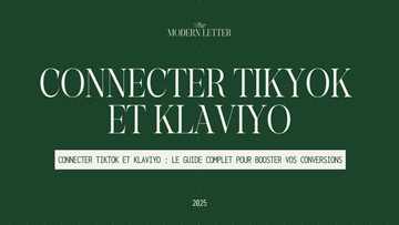 Connecter TikTok à Klaviyo