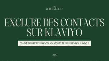 Comment exclure des listes ou des segments sur les campagnes Klaviyo