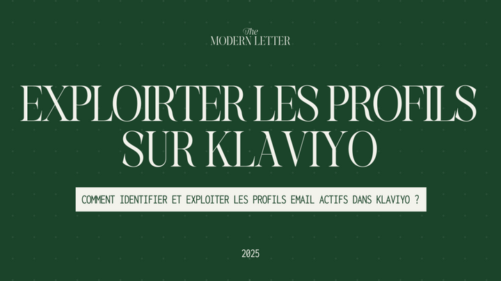 Comment segmenter les profils actifs sur Klaviyo ?
