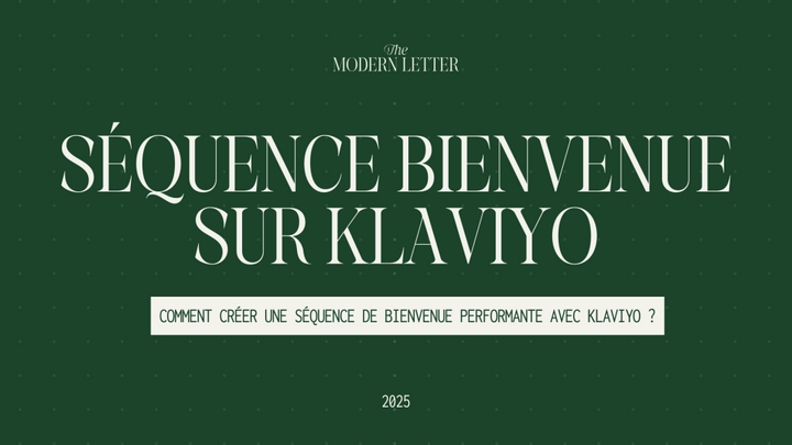 Comment créer un flow de bienvenue sur Klaviyo ?