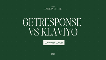 GetResponse vs Klaviyo : Comparatif complet 2026
