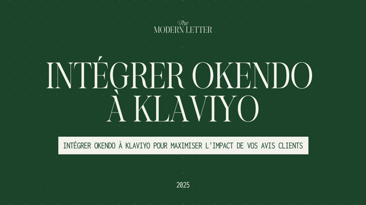 intégrer Okendo à Klaviyo