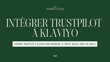 Intégrer Trustpilot à Klaviyo