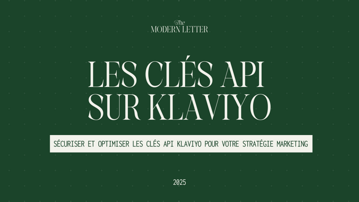 Comment créer une clé API sur Klaviyo ?