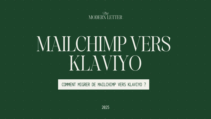Migrer de Mailchimp vers Klaviyo ?