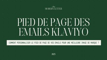 Comment personnaliser le footer de vos emails ?