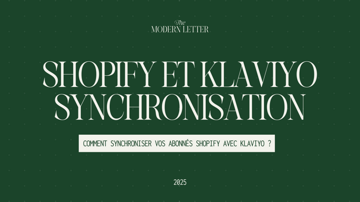 Synchroniser les emails de Shopify vers Klaviyo ?