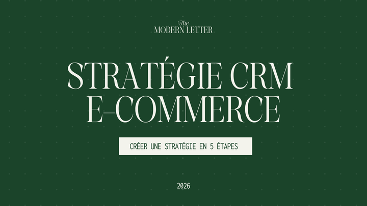 Stratégie CRM e-commerce