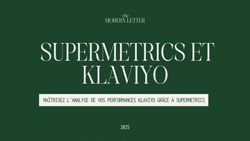 Intégrer Supermetrics avec Klaviyo