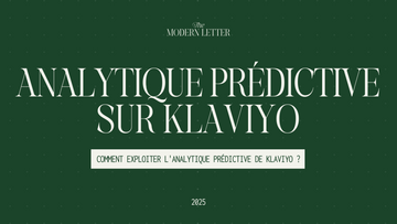 Comment utiliser l’analyse prédictive de Klaviyo