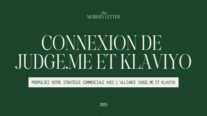 Intégrer Judge.me avec Klaviyo