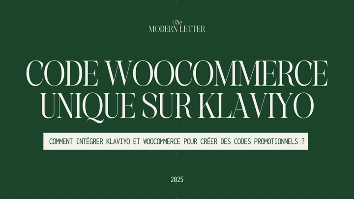 Intégrer Klaviyo et WooCommerce