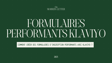 Comment créer des pop-ups performantes avec Klaviyo ?