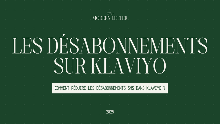 Comment réduire le taux de désabonnement aux SMS sur Klaviyo