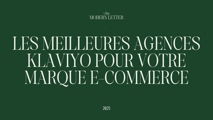 Les meilleures agences Klaviyo e-commerce